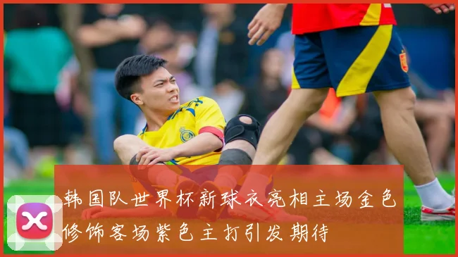 韩国队世界杯新球衣亮相主场金色修饰客场紫色主打引发期待